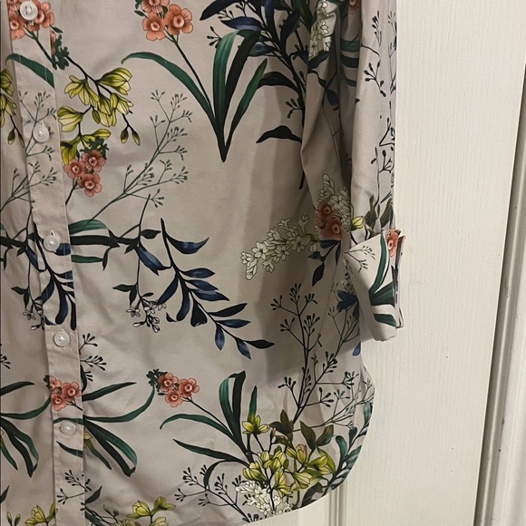 Chico's Floral Blouse - Multicolor - Picture 9 of 13